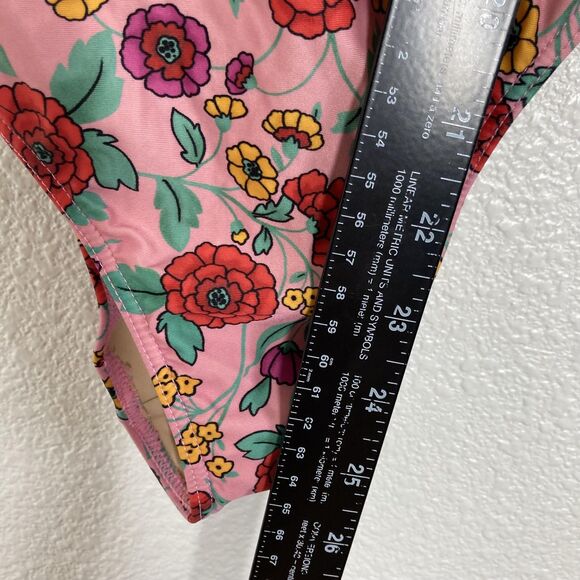 Summersalt Ruffle Floral One Piece Swimsuit Womens 2 Pink Backflip - Picture 10 of 16